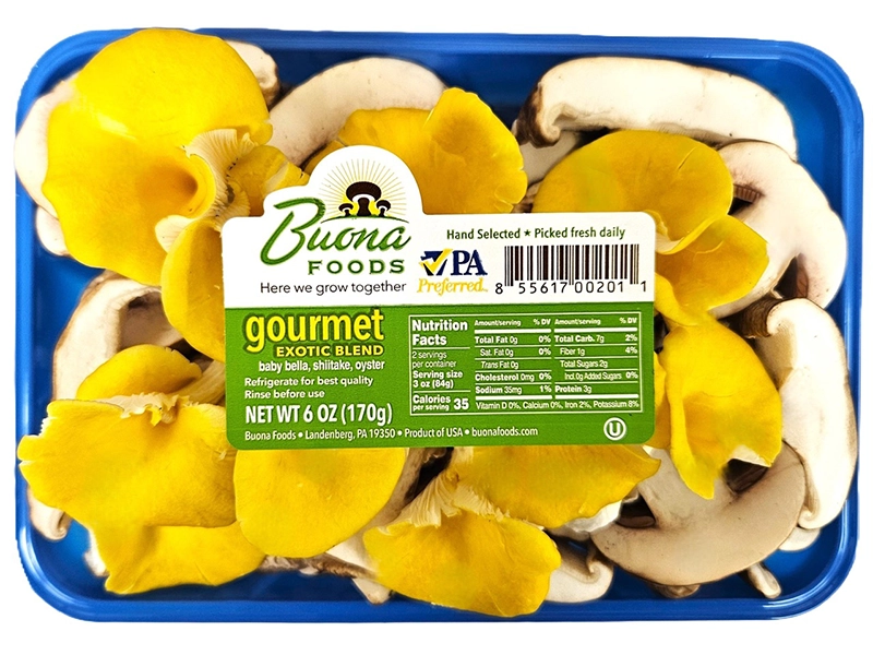 exotic mushroom package